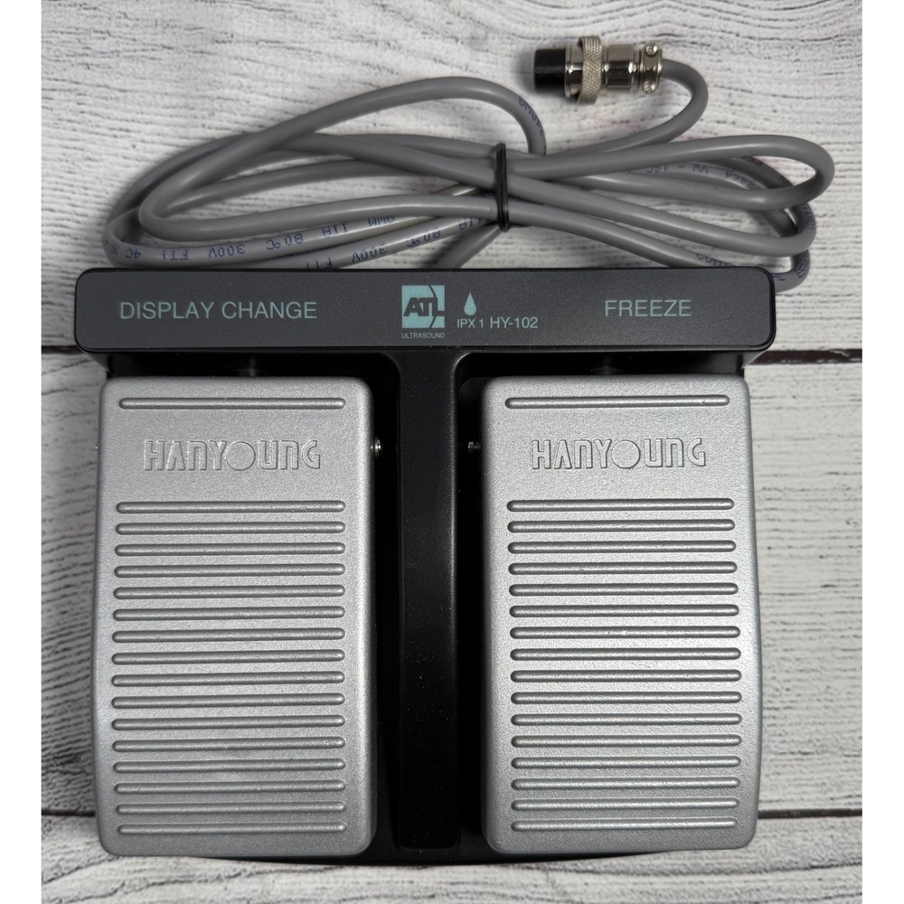 HanYoung ATL Ultrasound IPX1 HY-102 Foot Pedal Switch Footswitch